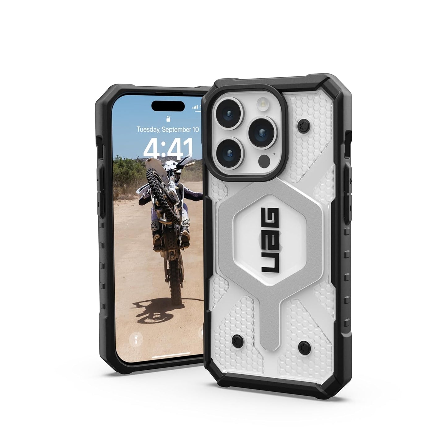 iPhone 16 Pro Max UAG Pathfinde Magsafe Clear Case - ICE
