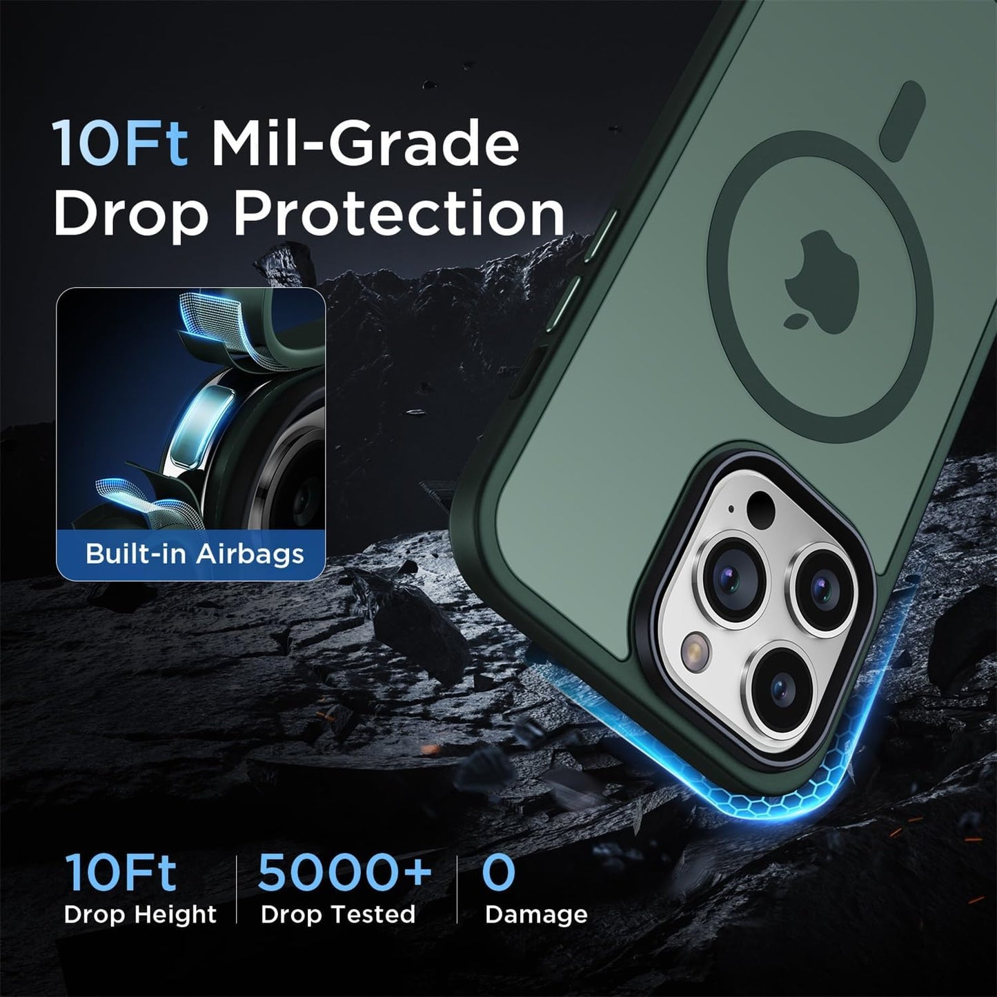 iPhone 14 Pro Max Ultra Magsafe Drop Proof Sleek Matte Case