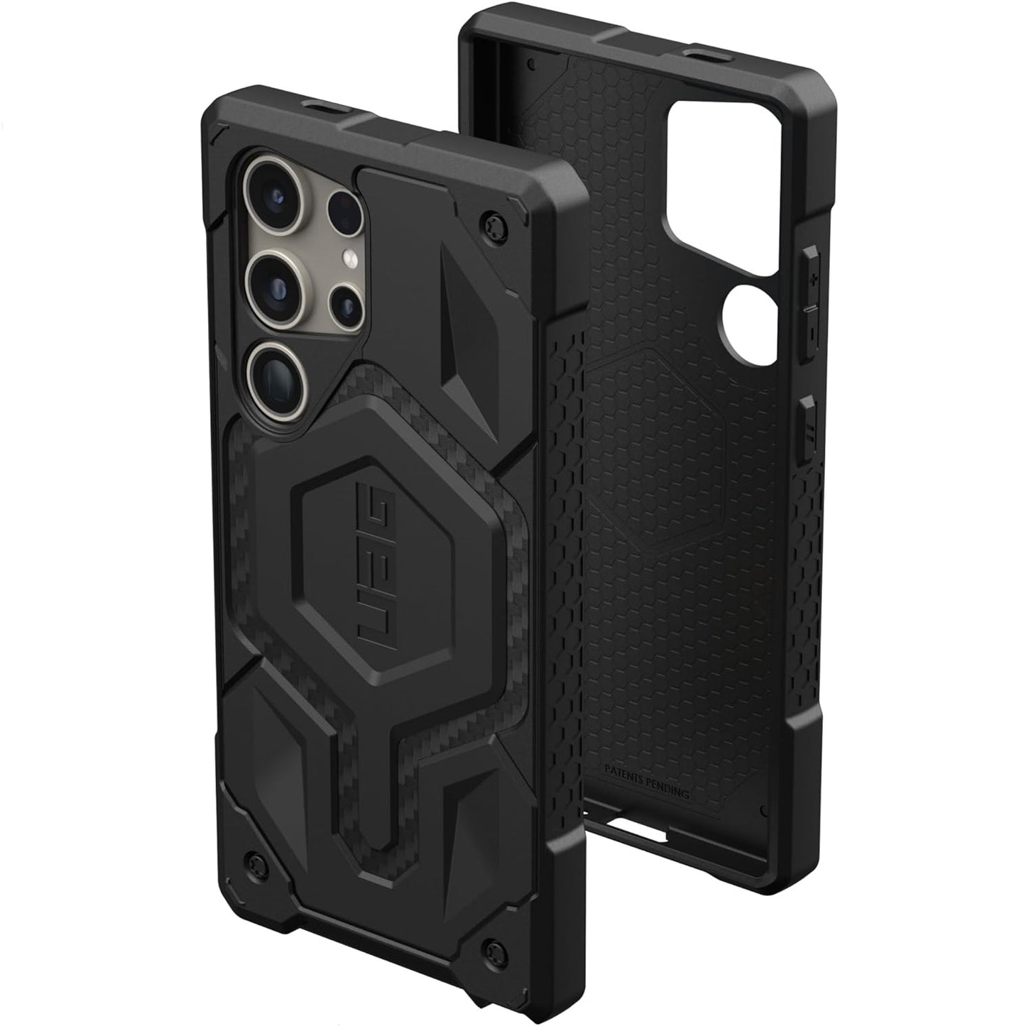 Samsung Galaxy S24 Ultra Monarch Pro Inner Carban Rugged Armor UAG Case with Magsafe - Black