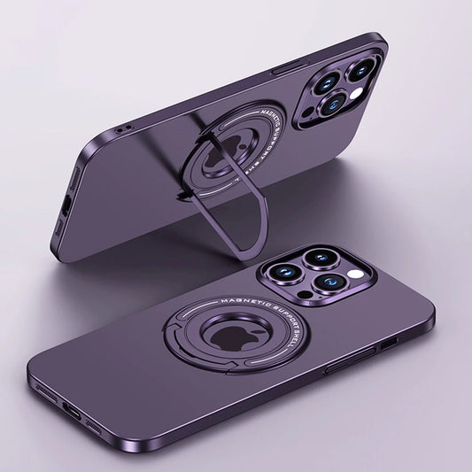 iPhone 13 Pro Magnetic Metal Stand Shockproof Case