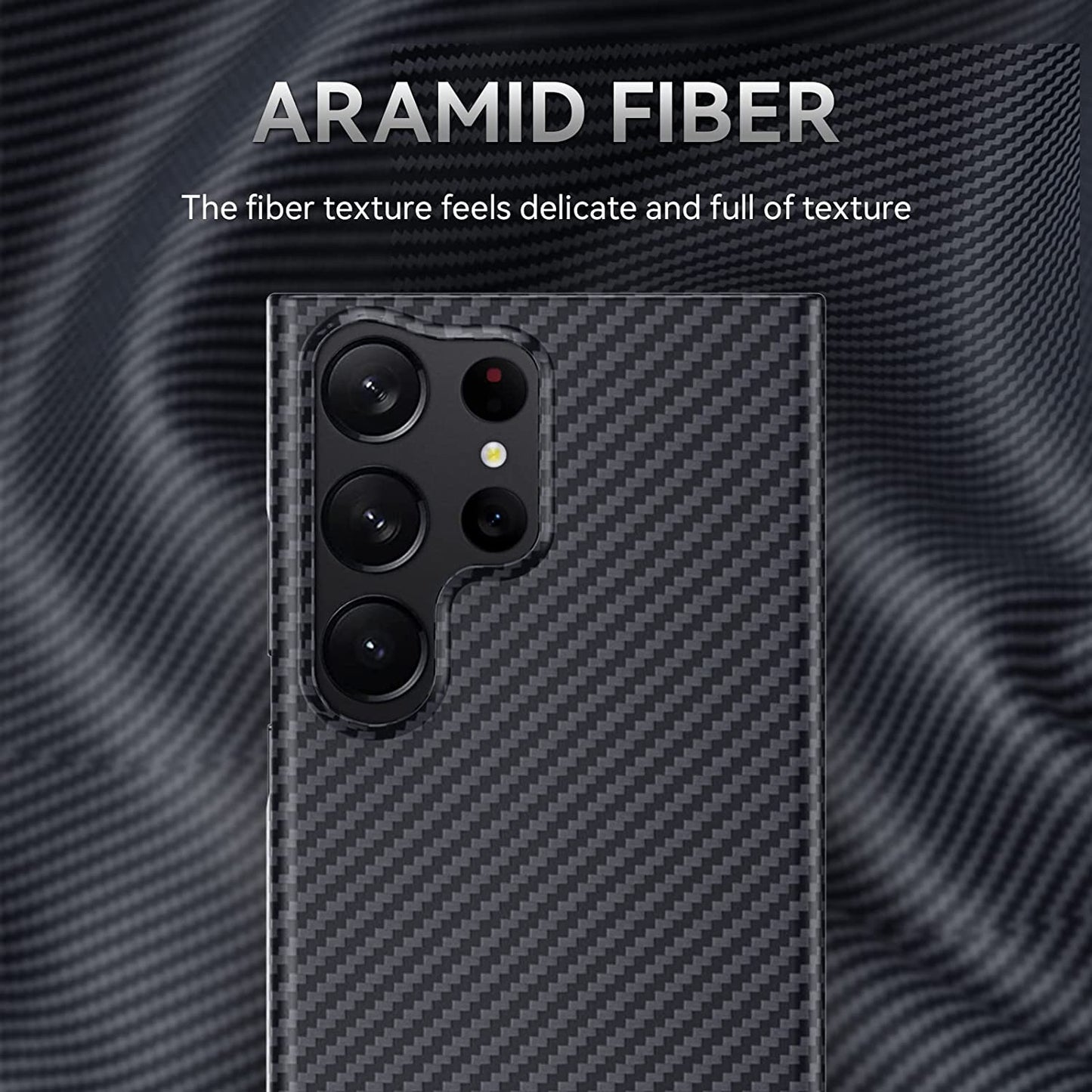 Samsung Galaxy S23 Ultra Carbon Fiber Real Aramid Kevilar Case