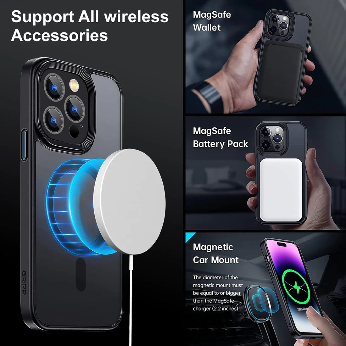 iPhone 13 Ultra Magsafe Drop Proof Sleek Matte Case