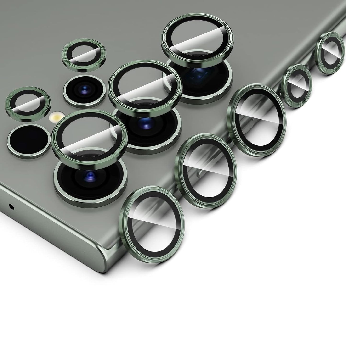 Metal Alloy HD Camera Ring Protector for Samsung S24 Ultra