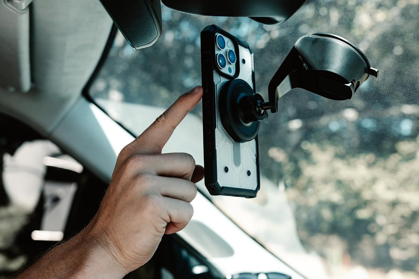 iPhone 16 Pro Max UAG Pathfinde Magsafe Clear Case - Blue