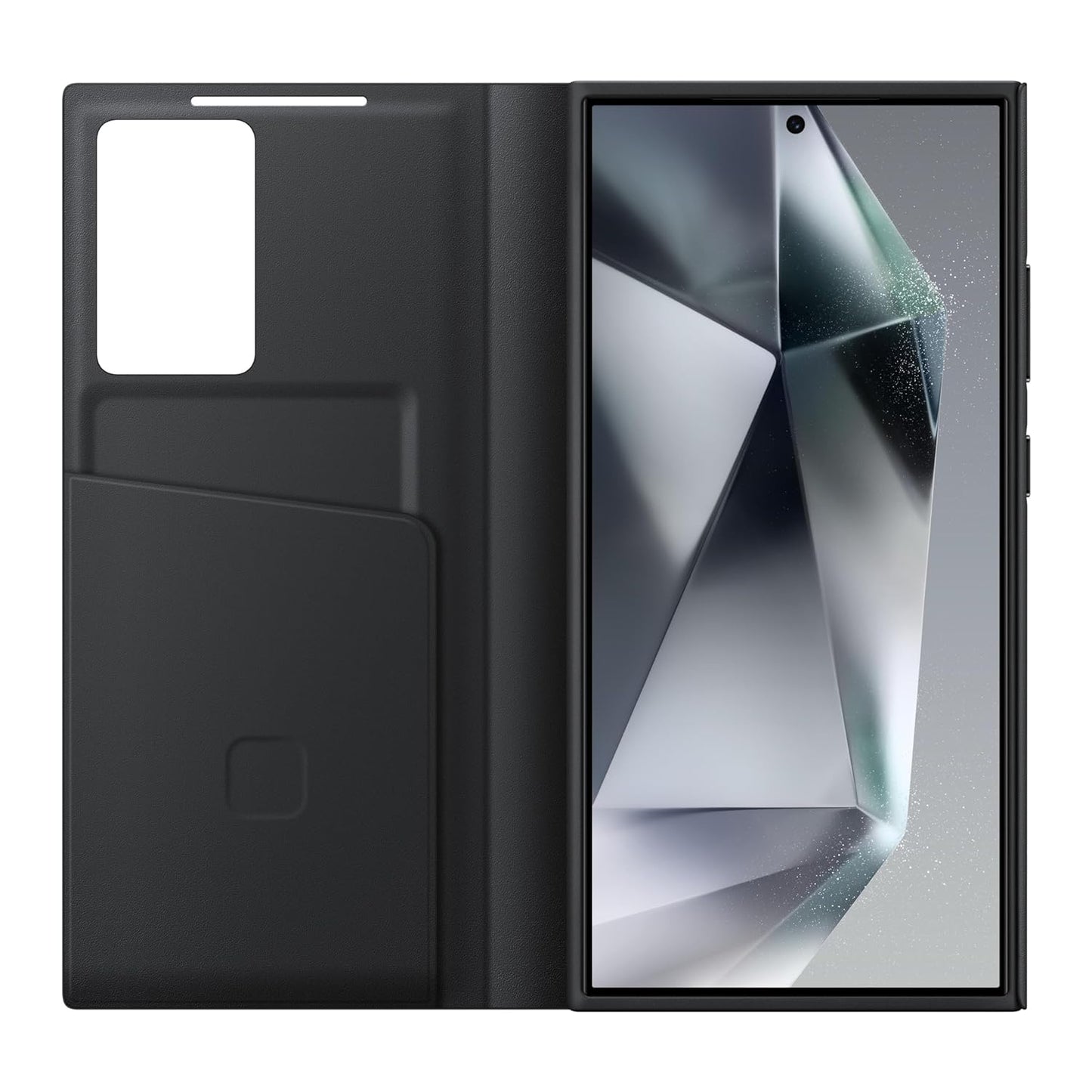 Samsung Galaxy S24 Ultra Smart S - View Window Flip Wallet Case with Tap Control - Black
