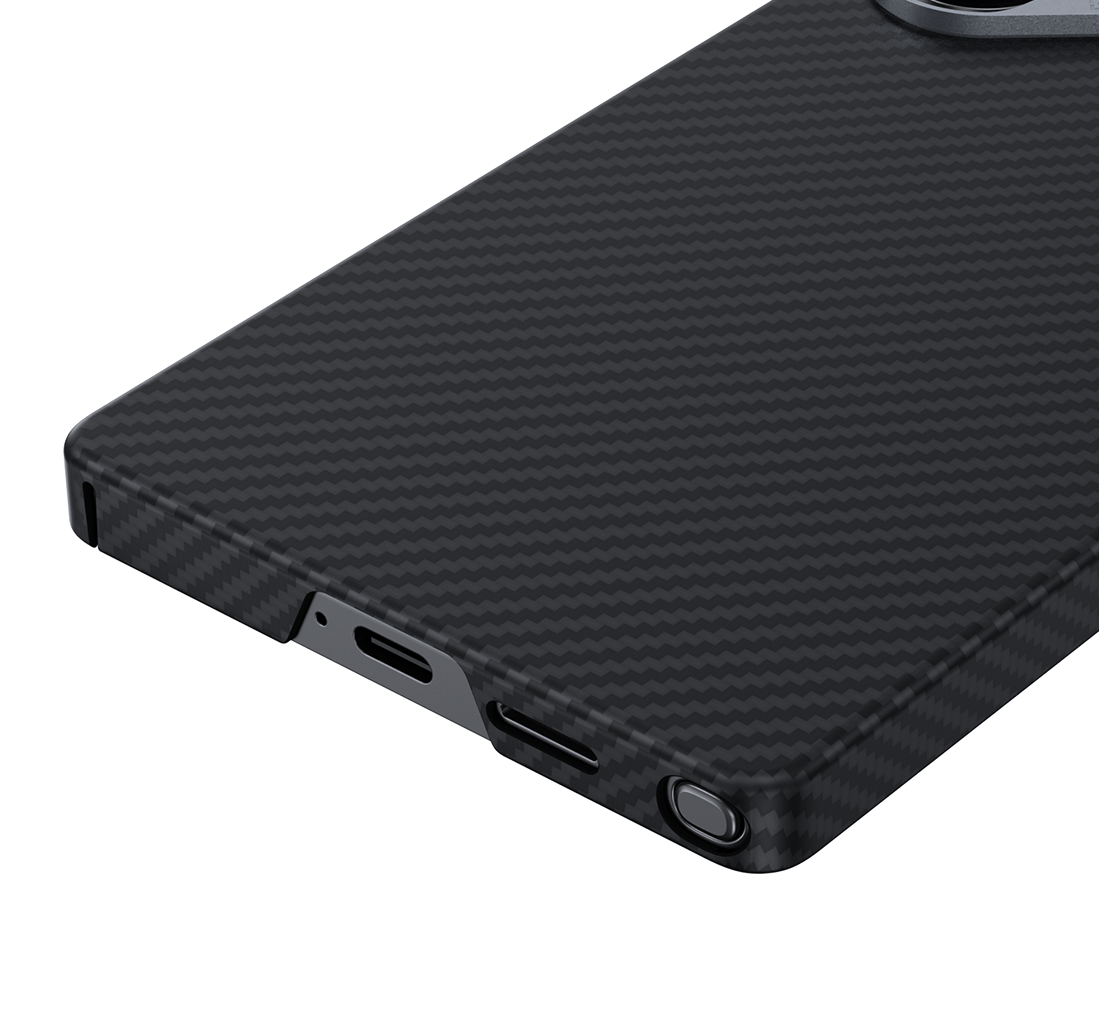 Samsung Galaxy S25 Ultra BENKS Carbon Case, Real Aramid Fiber Thin Case with Magsafe - Black