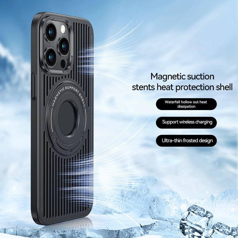 iPhone 14 Pro MagSafe Magnetic Ring Holder Phone Case