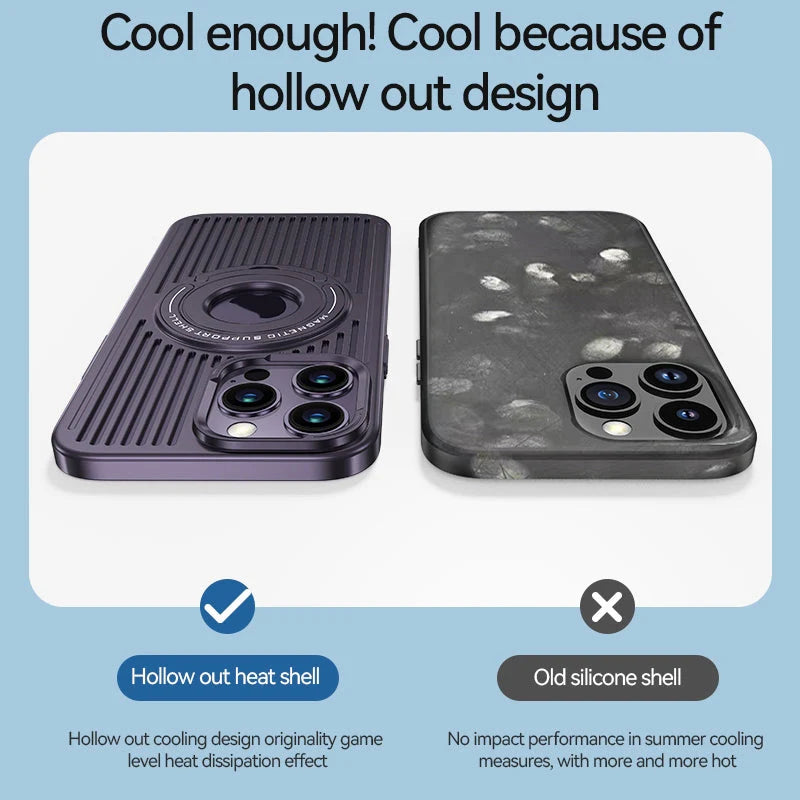 iPhone 14 Pro MagSafe Magnetic Ring Holder Phone Case