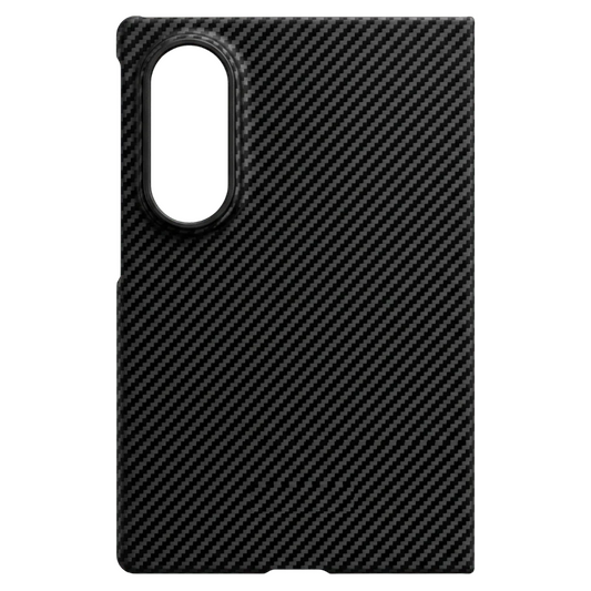 Samsung Z Fold8 Carbon Case, Super Slim 0.8mm Anti-Scratch Shockproof Cover with Magsafe - Black