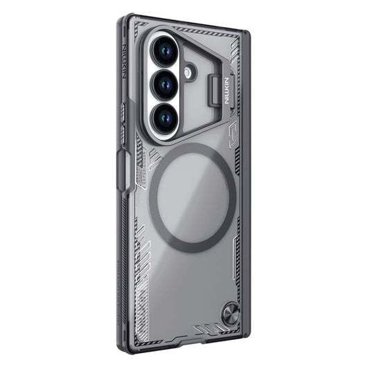 Samsung Galaxy Z Fold7 Nillkin ICE-BLADE Series Corner Air Bags + Aluminum Camera Protect Stand Case with Magsafe