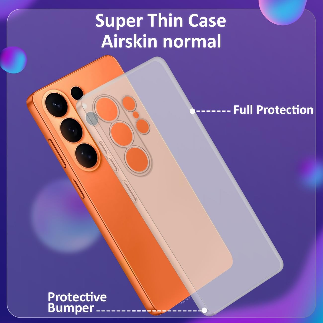 Samsung Galaxy S26 Ultra KZDOO Air Skin Ultra Thin Case with Camera Protection