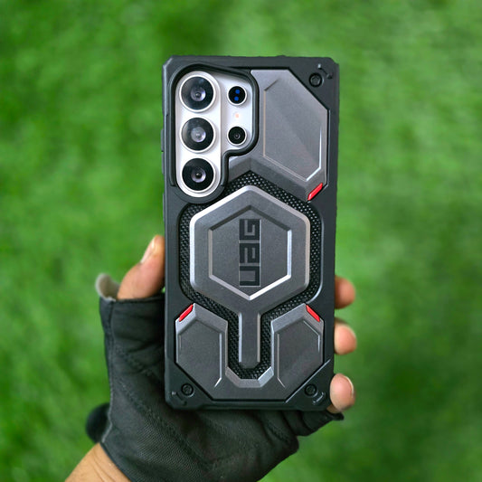 Samsung Galaxy S26 Ultra UAG Case, Monarch Pro Series Kevlar Series Rugged Armor Cover with Magsafe - grey (Open Cut)