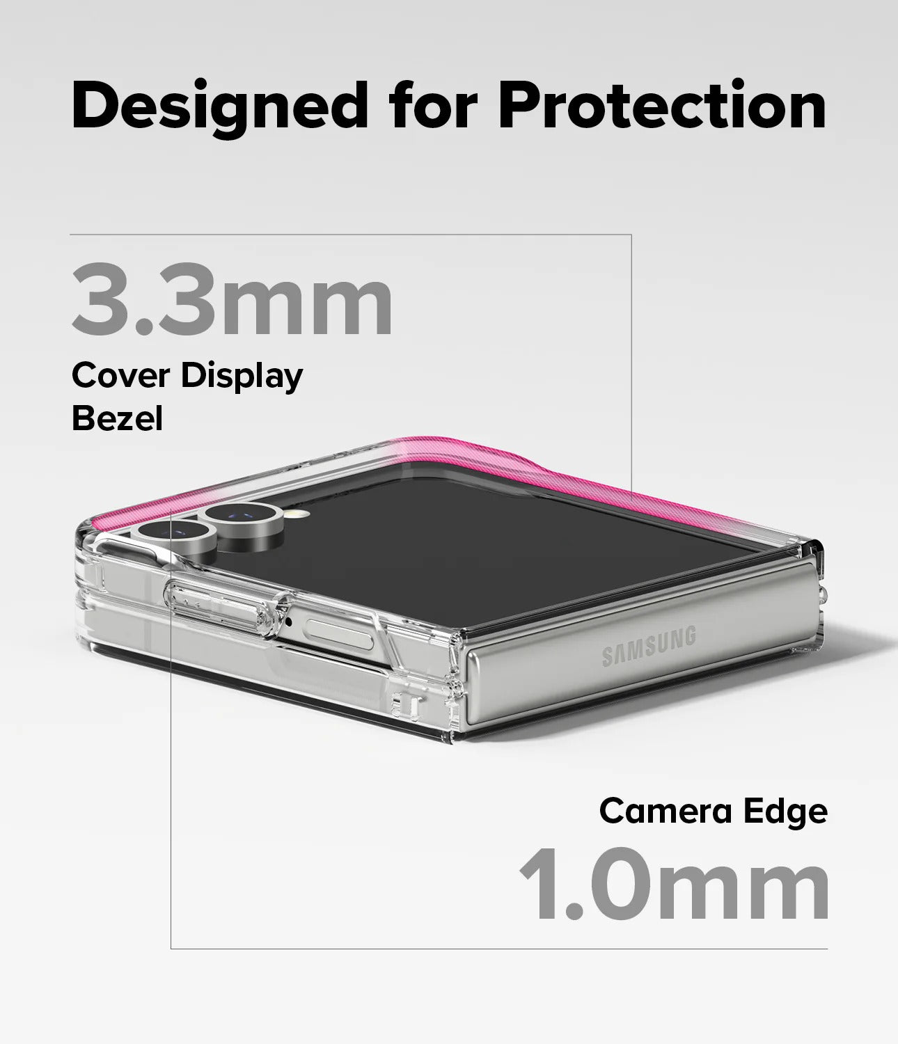 Samsung Galaxy Z Flip7 Cristal Clear Anti-Yellowing Magnetic Magsafe Case - Transparent