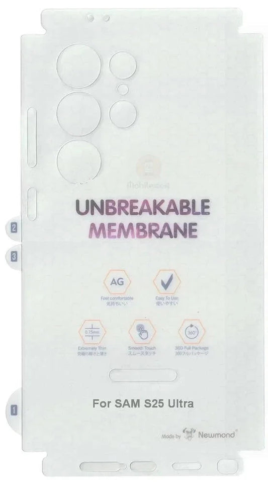 Back & Side (Lamination) Membrane Edge to Edge Protection for Samsung S24 Ultra