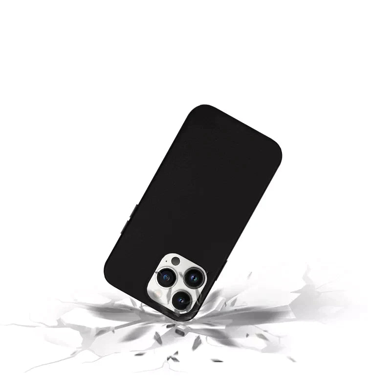 K-doo iPhone 14 Pro Leather Case Back Cover