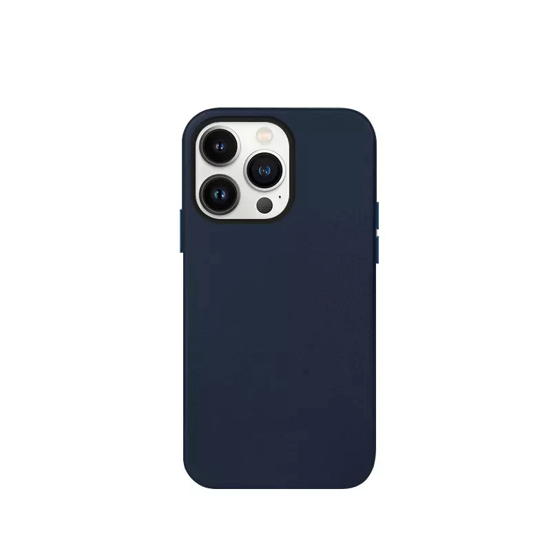 K-doo iPhone 14 Pro Leather Case Back Cover
