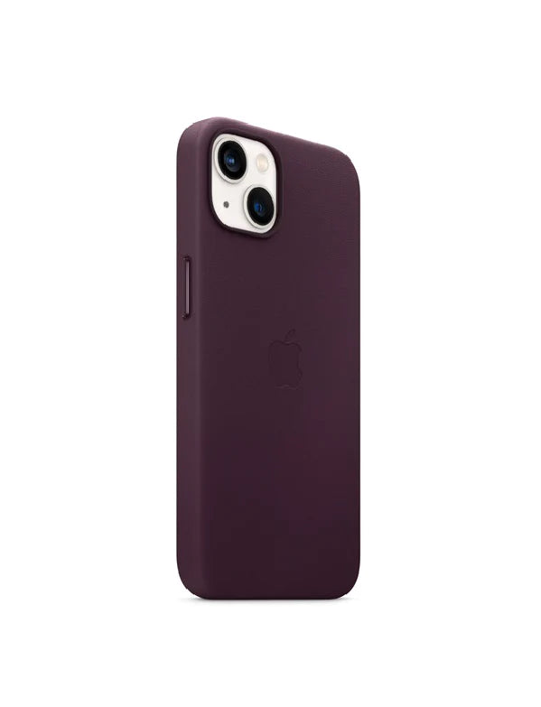iPhone 13 Leather Case with MagSafe -Dark Purple