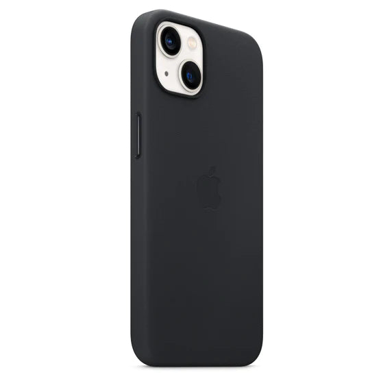 iPhone 13 Leather Case with MagSafe -Black