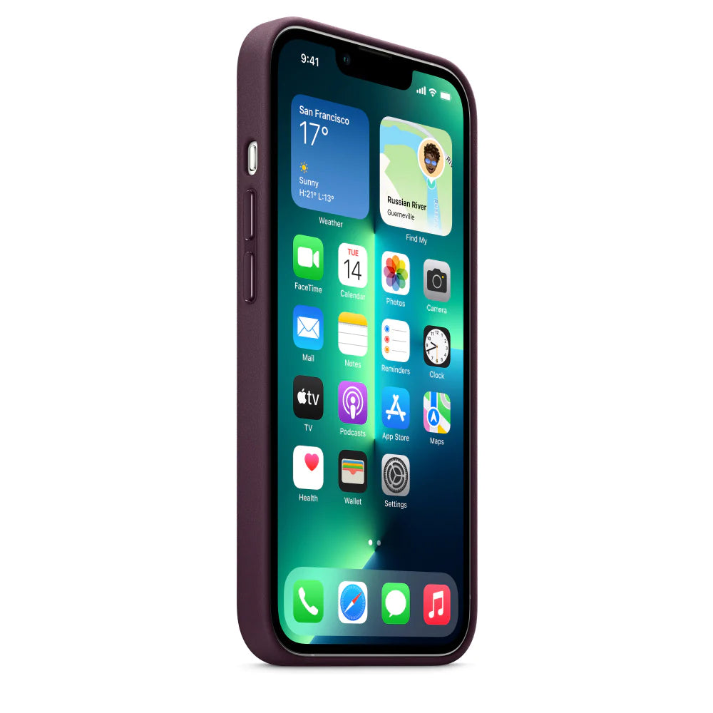 iPhone 13 Pro Leather Case with MagSafe IC Working