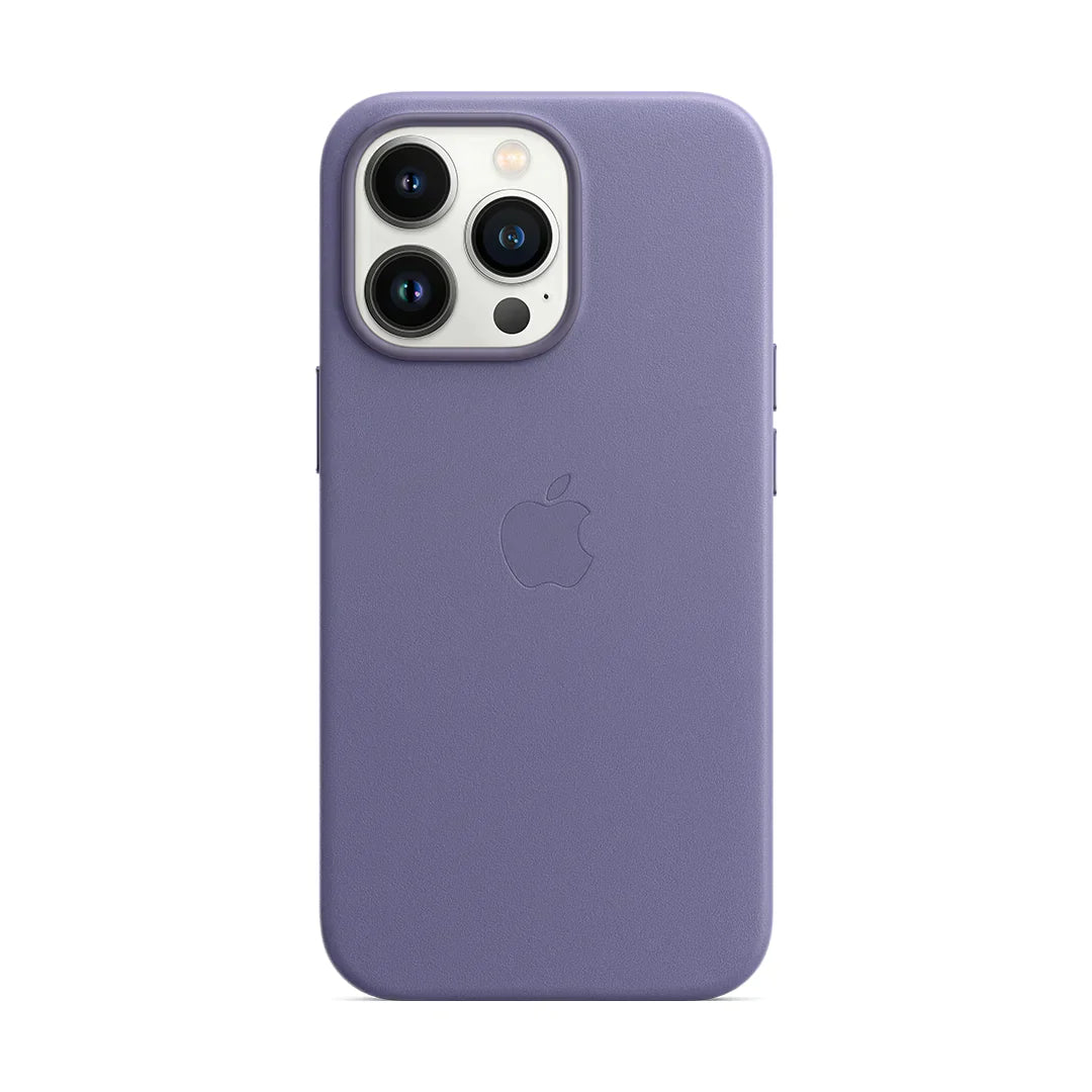 iPhone 15 Leather Case - Wisteria