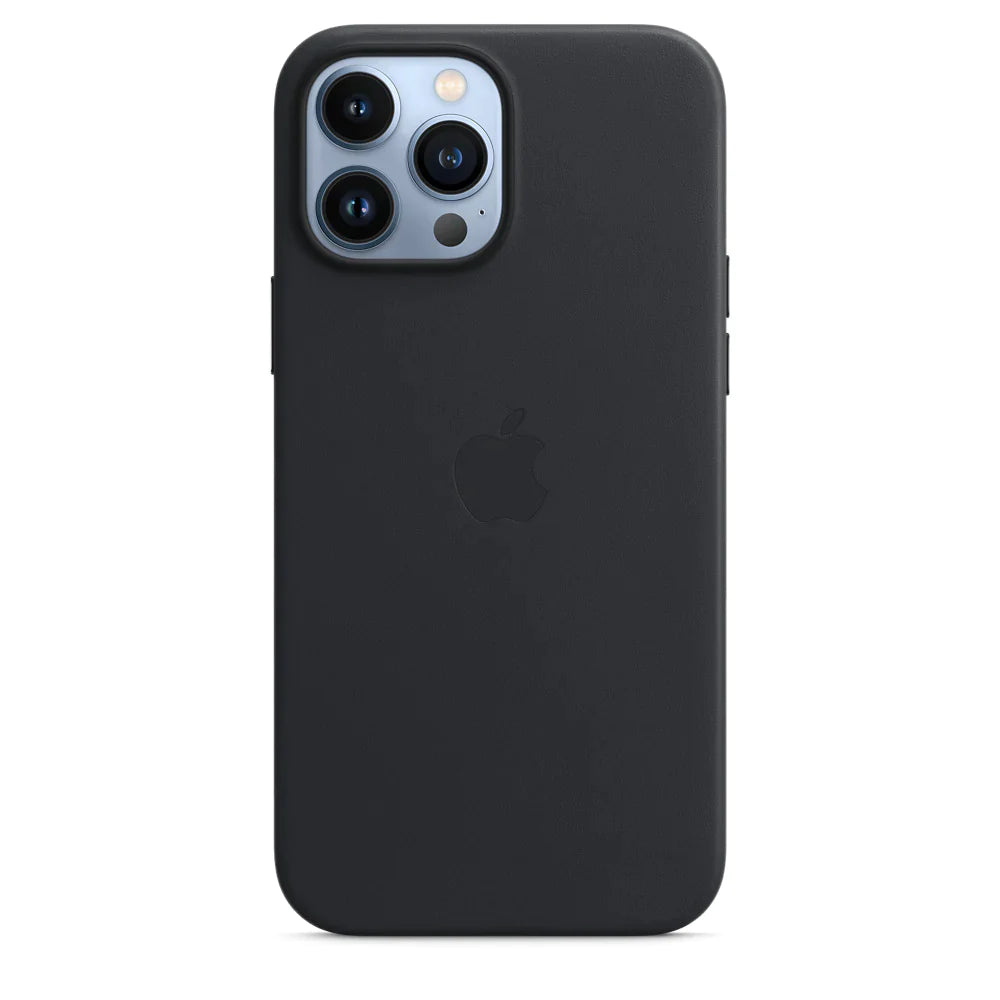 iPhone 15 Leather Case - Black