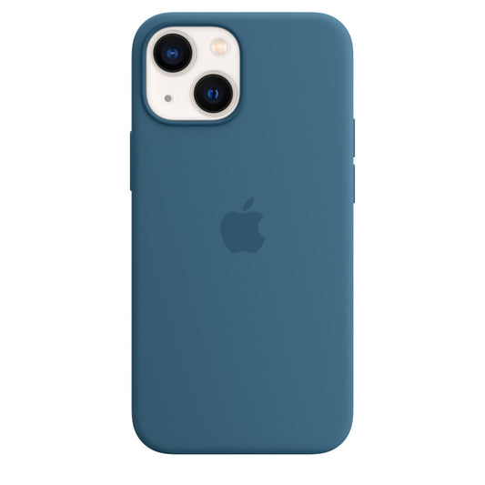 iPhone 15 Plus Original Silicone Case With IC Working - Batlic Blue