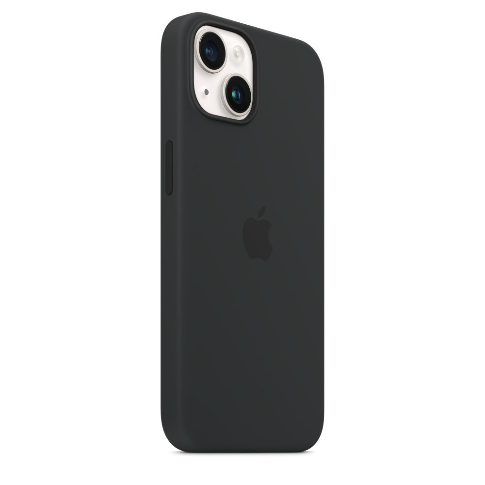 iPhone 15 Original Silicone Case With IC Working- Black