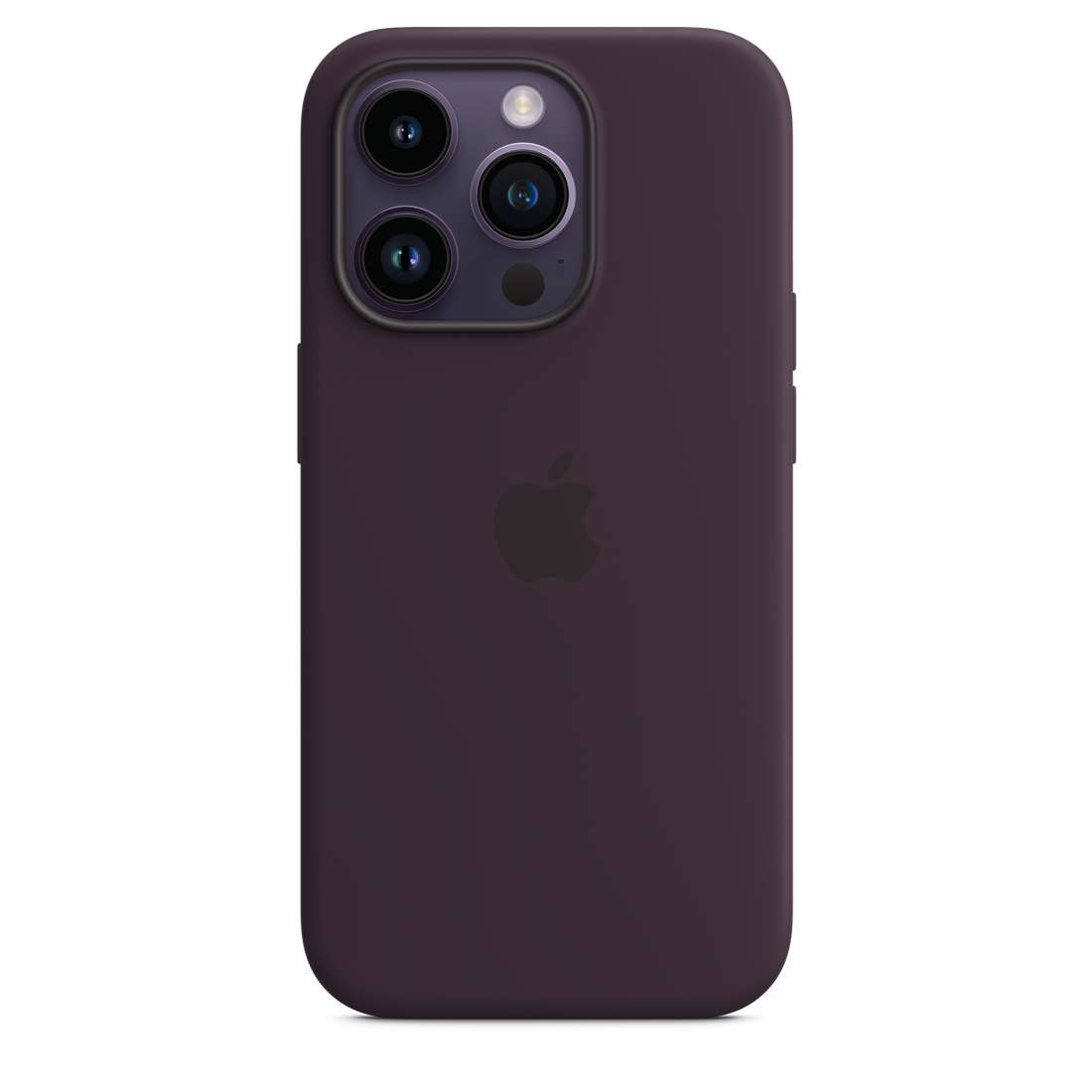 iPhone 14 Pro Original Liquid Silicon Case With Magsafe IC Working (Animation) - Purple