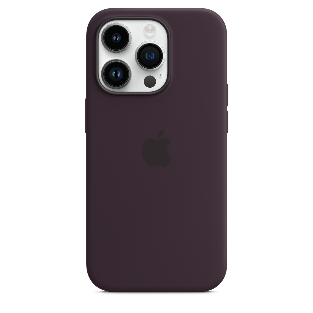 iPhone 14 Pro Original Liquid Silicon Case With Magsafe IC Working (Animation) - Purple