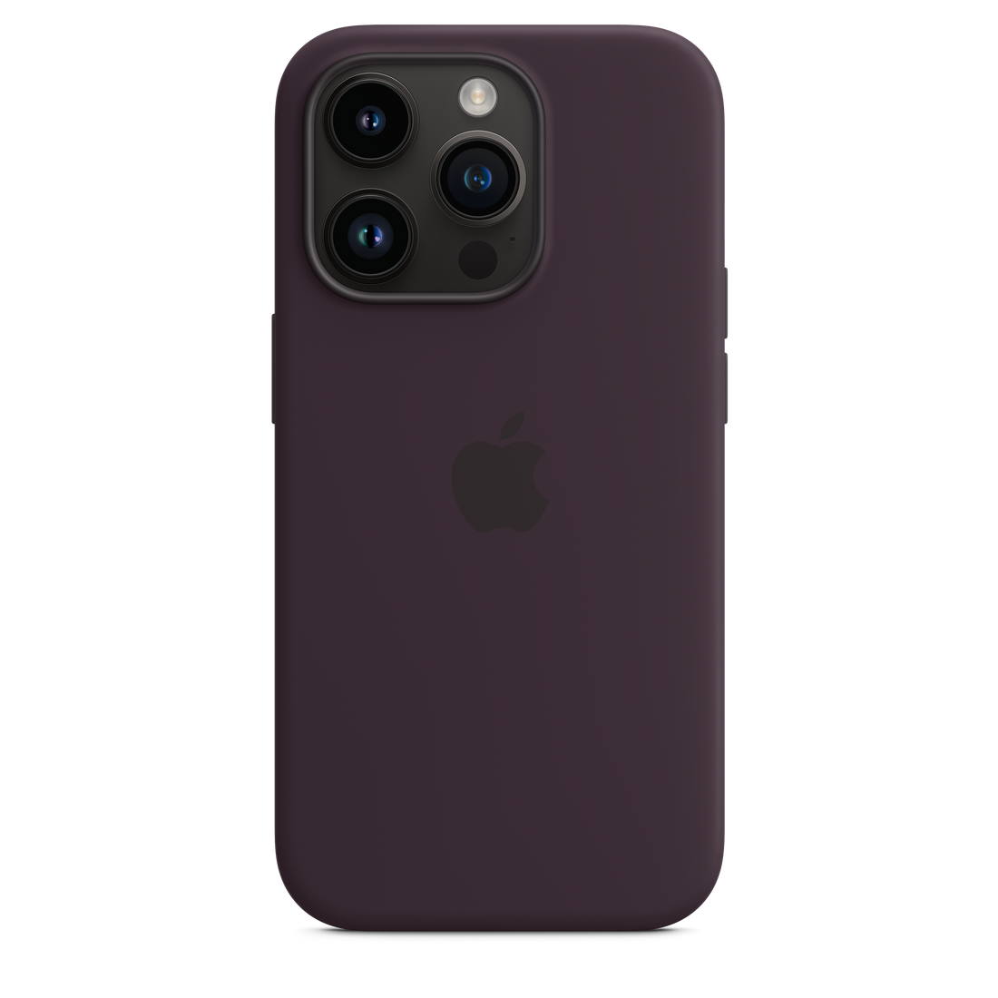 iPhone 14 Pro Original Liquid Silicon Case With Magsafe IC Working (Animation) - Purple