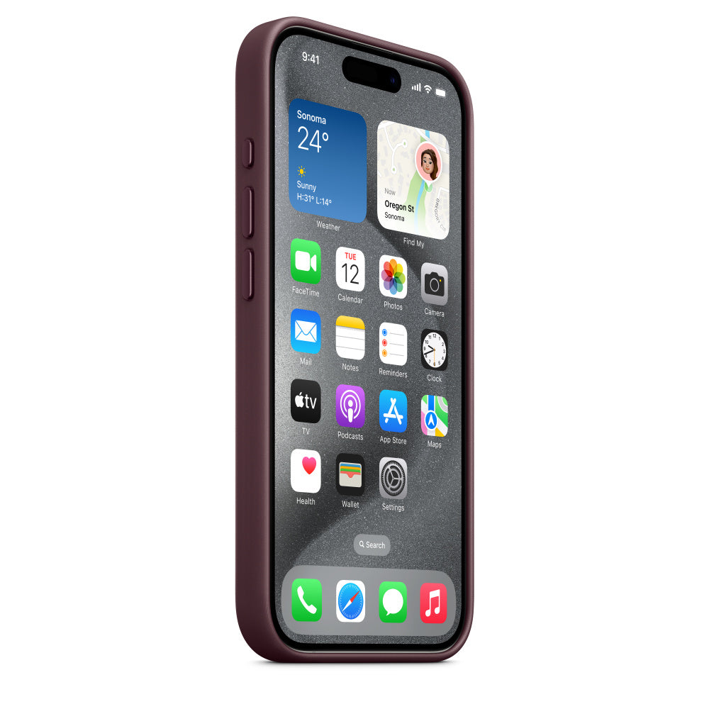 iPhone 15 Pro Max FineWoven Case with MagSafe - Mulberry
