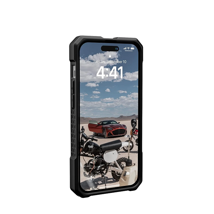 iPhone 15 UAG Monarch Pro Mag-Safe Slim Fit Rugged Protective Case Cover- Blue