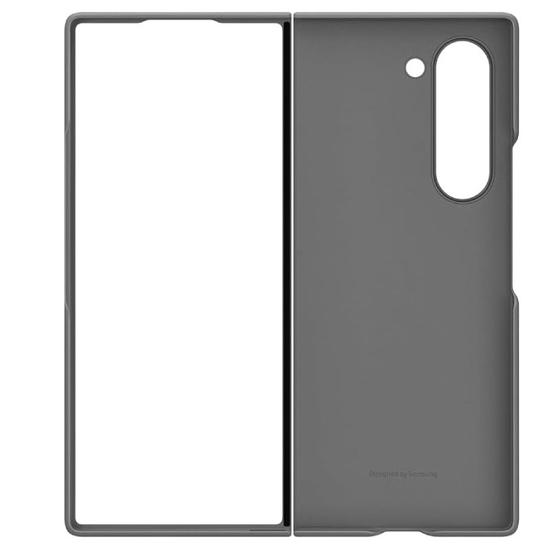 Samsung Galaxy Z Fold 6 Original Liquid Silicon Case with S-Pen and Logo - Grey