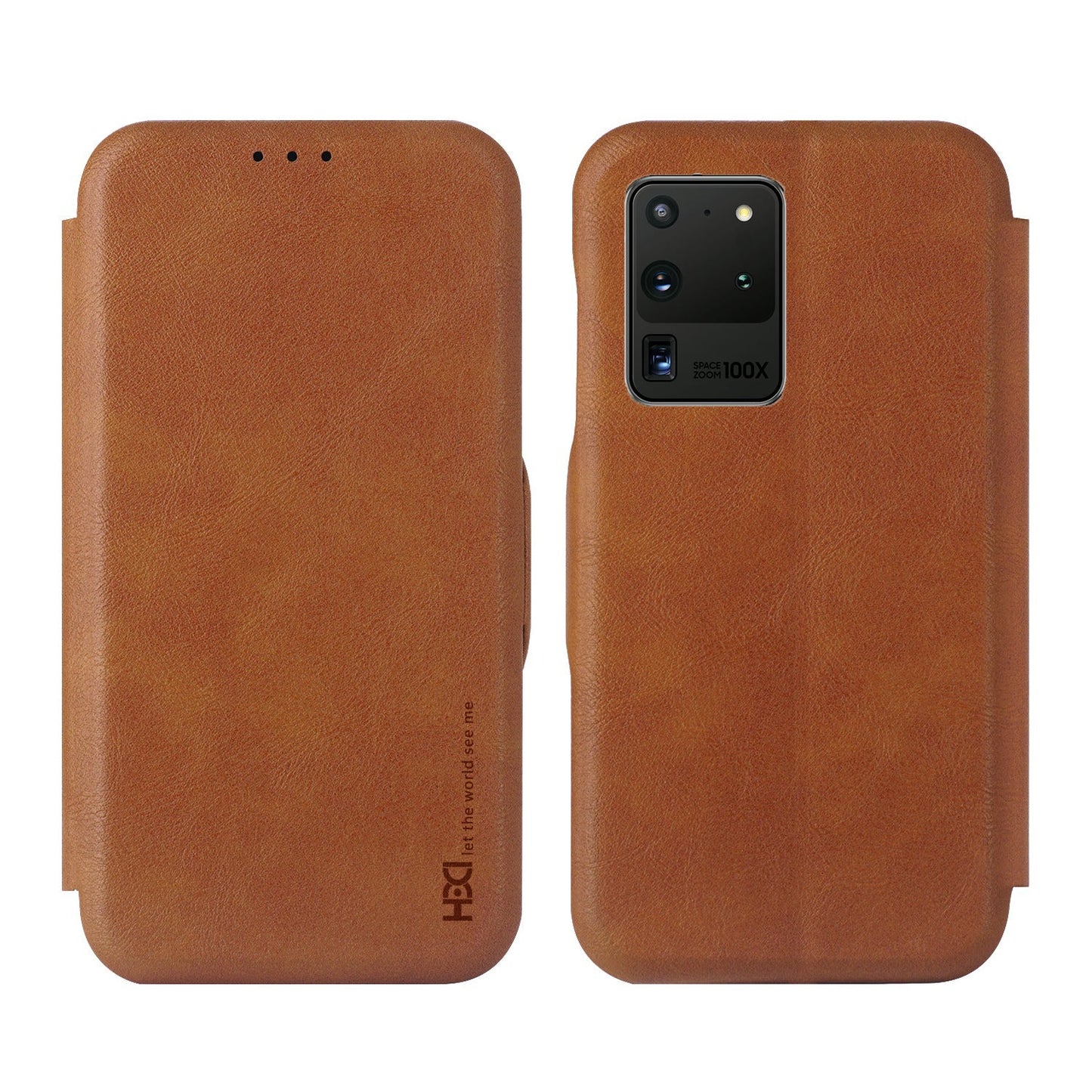 Samsung Galaxy S23 Ultra Leather Flip Cover Stand With Card Holder Case