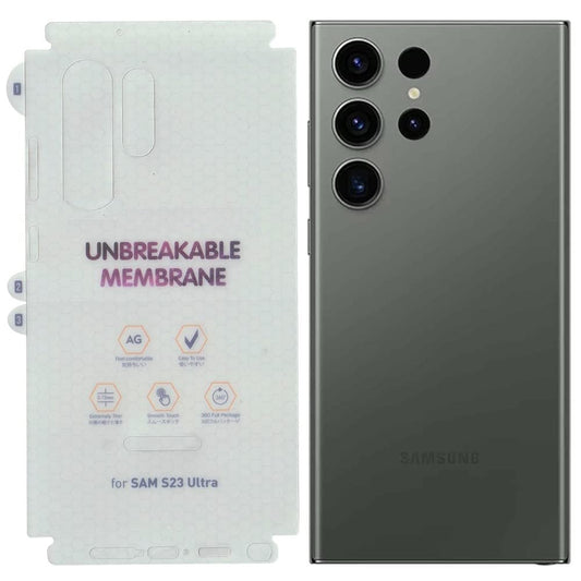 Back & Side (Lamination) Membrane Edge to Edge Protection for Samsung S23 Ultra