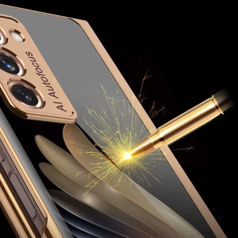 Samsung Galaxy S23 Ultra Lion Print Original Glass Case with Camera Protection