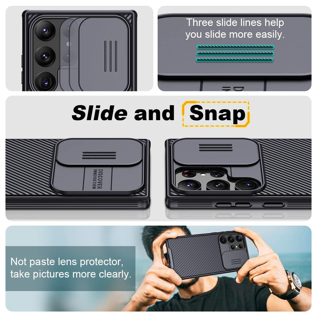 Samsung Galaxy S24 Ultra Cam-Shield Slide Camera Cover