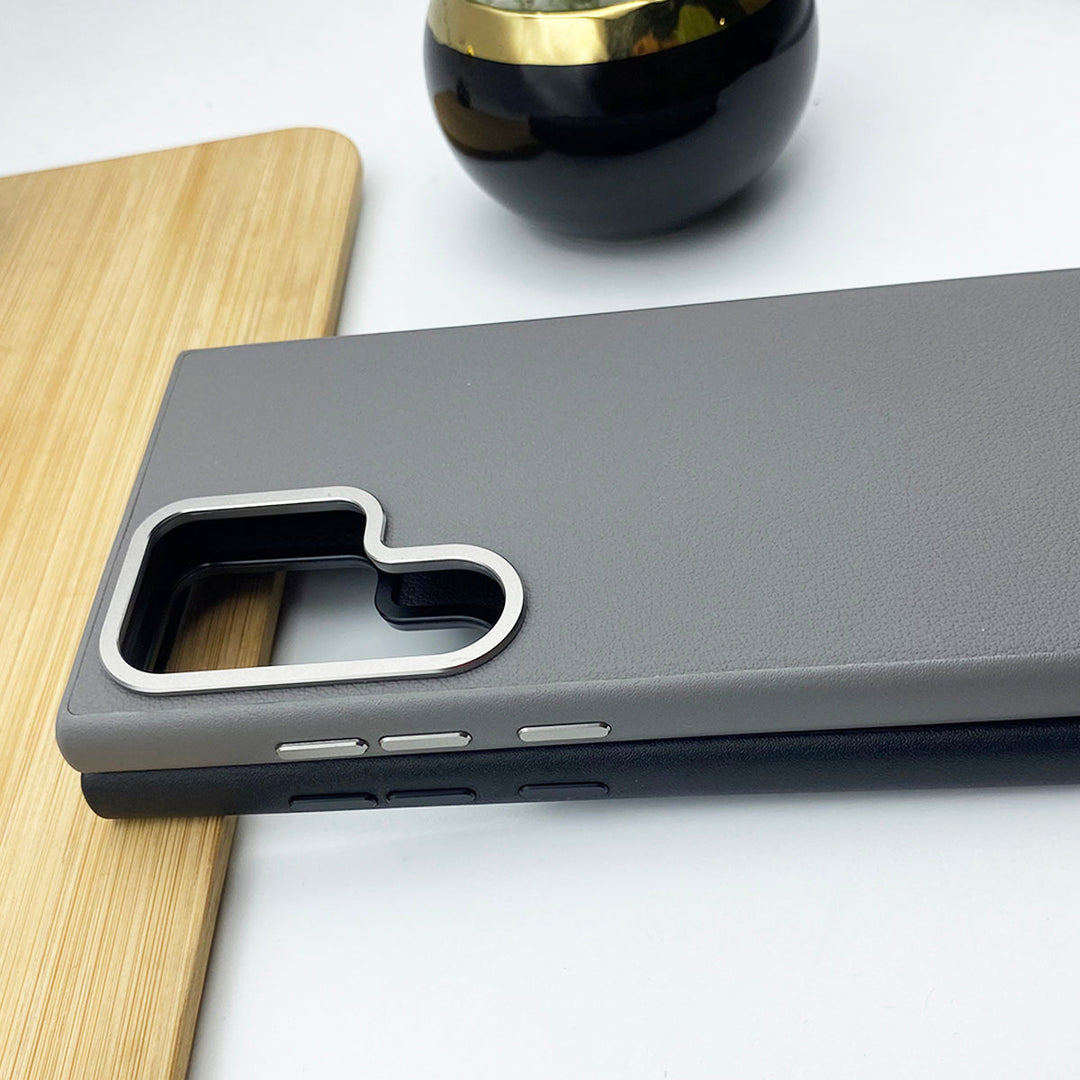 Samsung Galaxy S24 Ultra Premium Leather Case with Camera Protection