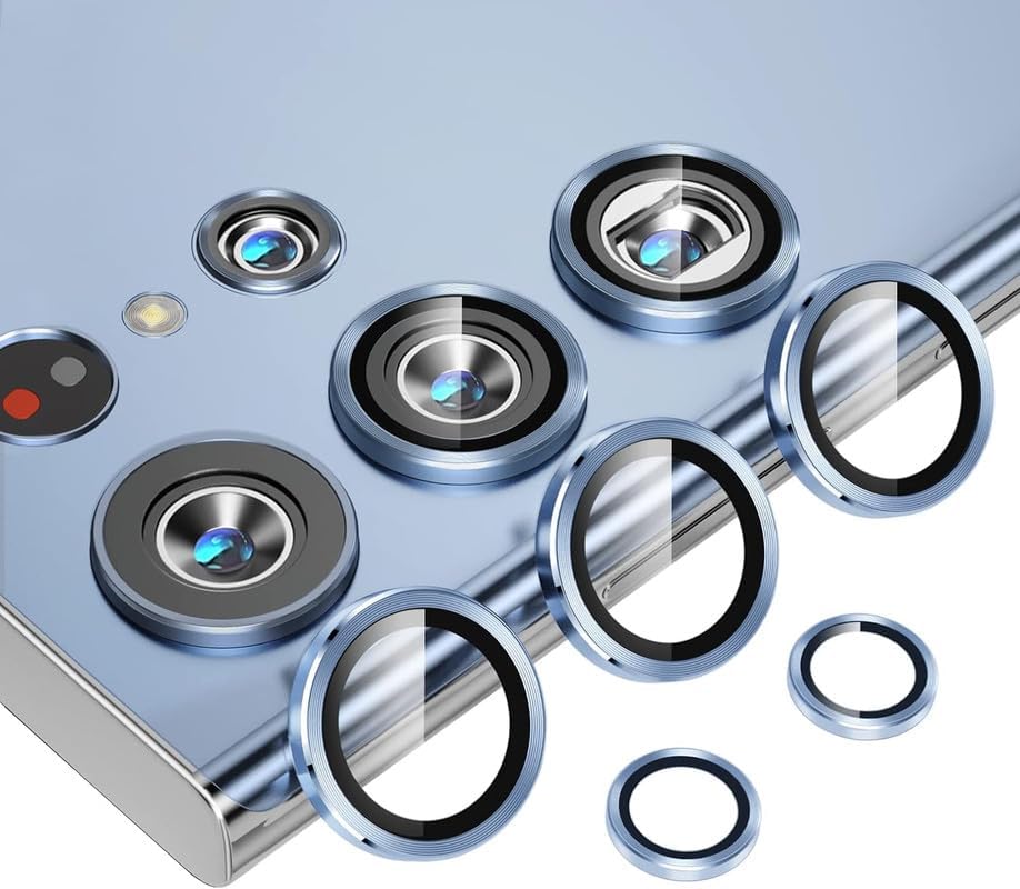 Metal Alloy HD Camera Ring Protector for Samsung S24 Ultra