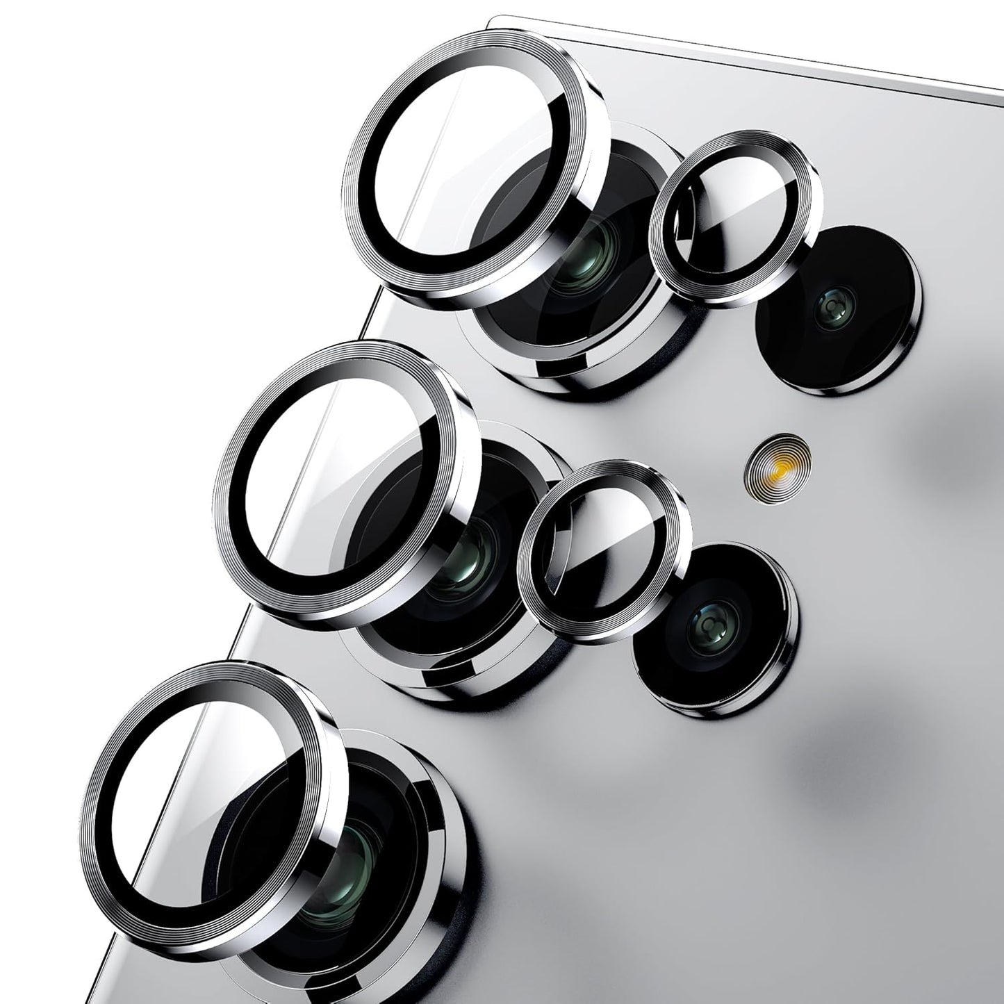 Metal Alloy HD Camera Ring Protector for Samsung S24 Ultra