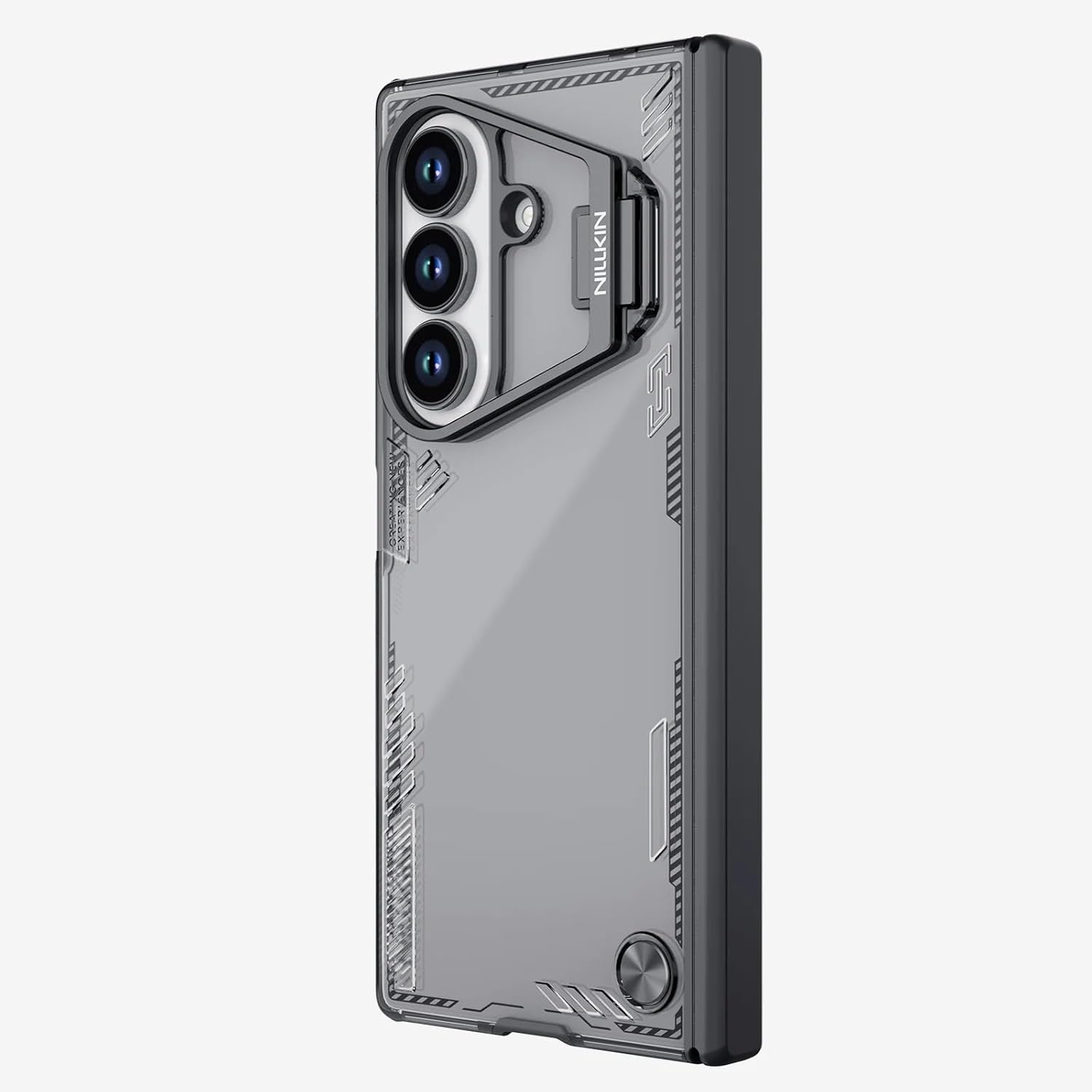 Samsung Galaxy Z Fold7 Nillkin ICE-BLADE Series Corner Air Bags + Aluminum Camera Protect Stand