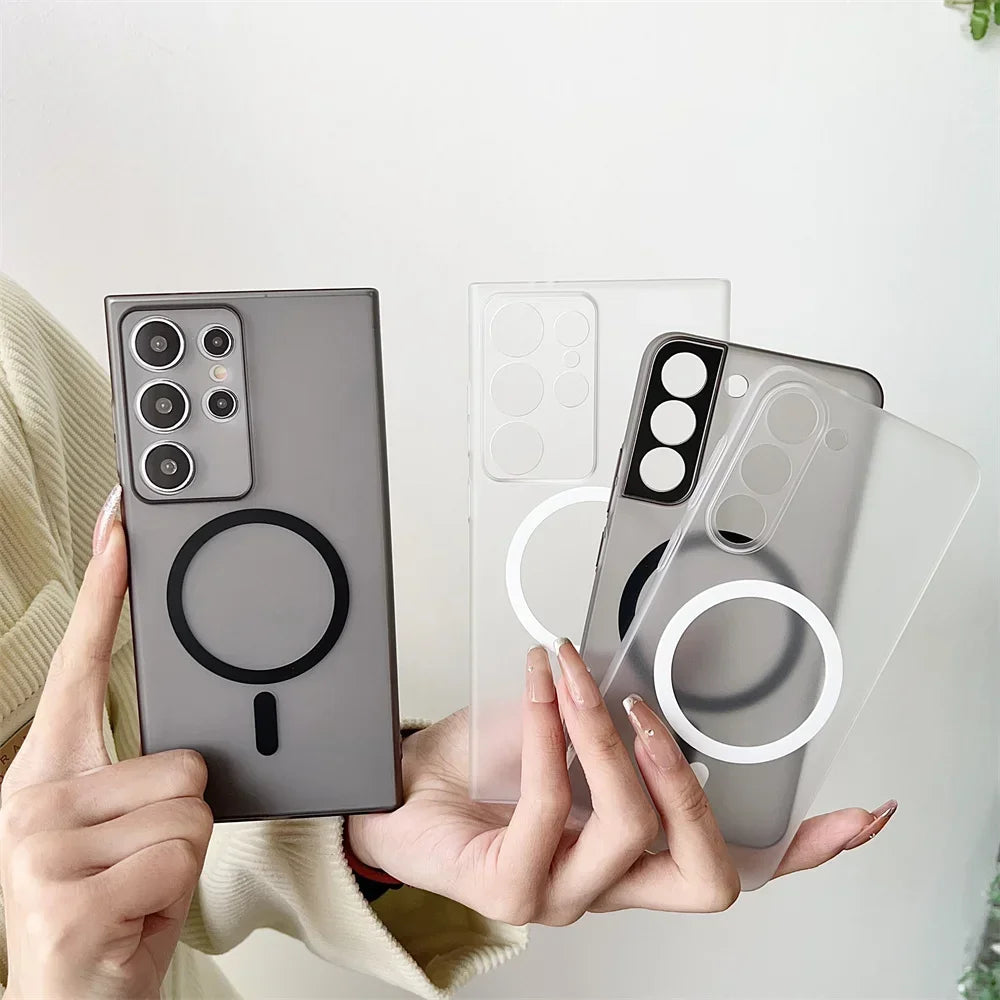 Samsung Galaxy S23 Ultra Super Slim 0.2MM Smoky Case with Magsafe