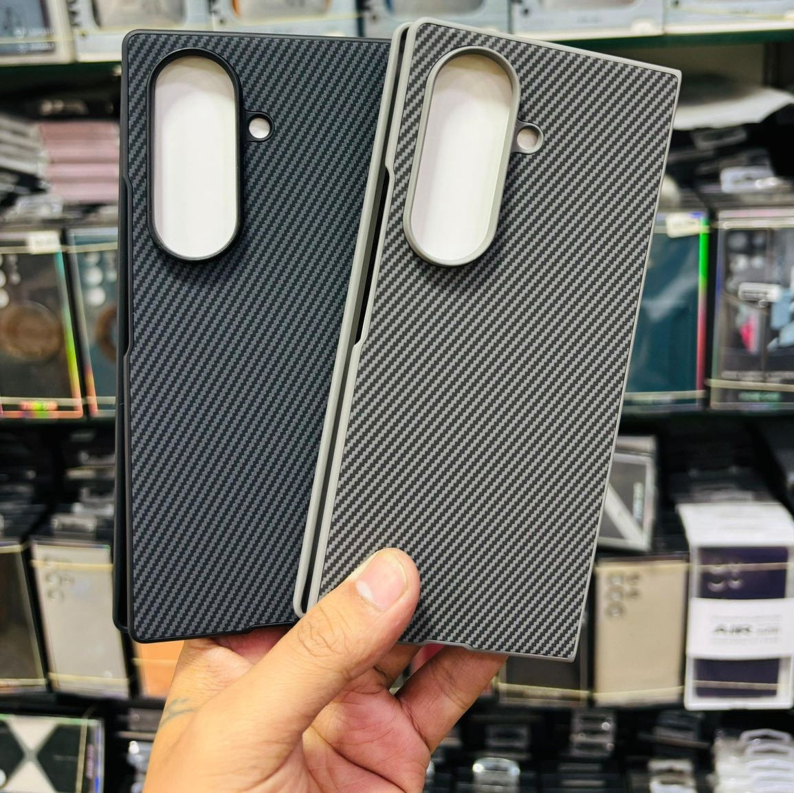 Samsung Galaxy Fold7 Super Slim Matte Finish Carbon Back Cover