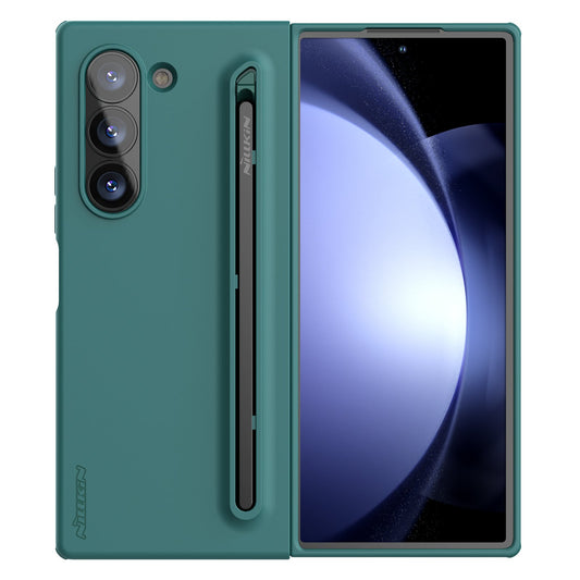 Samsung Galaxy Z Fold6 Nillkin S-Pen Case, Liquid Silicon Skin Feel Flex Pure With S-Pen Case - Green