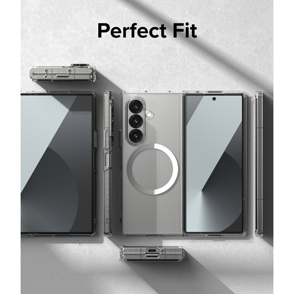 Samsung Galaxy Z Fold7 Cristal Clear Soft TPU Magnetic Magsafe Case - Transparent