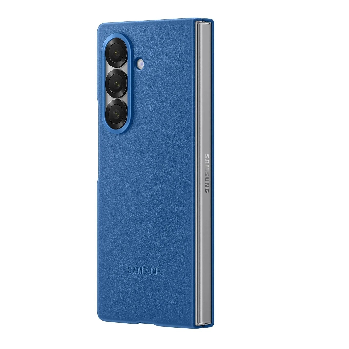 Samsung Galaxy Z Fold7 Leather Case Slim Soft Inside - Blue