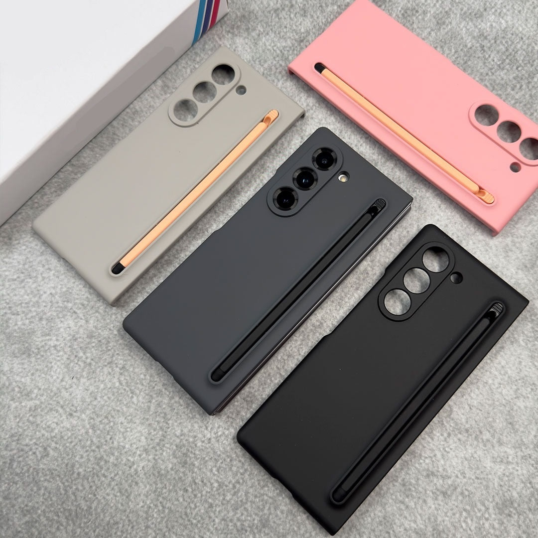 Samsung Galaxy Z Fold7 Spen Case, Skin Feel Matte Cover with Front Glass