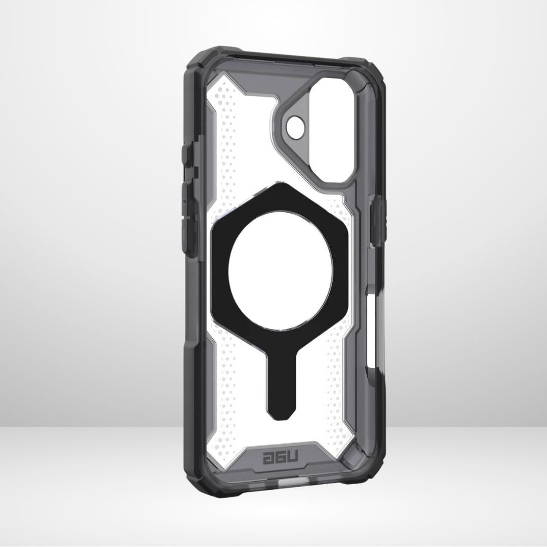 iPhone 16 UAG Plasma XTE Mag-Safe Compatible, Rugged Lightweight Shockproof Metal Ring with Kickstand