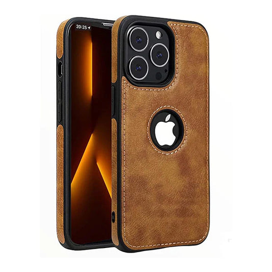 iPhone 12 Pro Max Original PU Leather Case Classic Luxury Elegant with Logo Cut