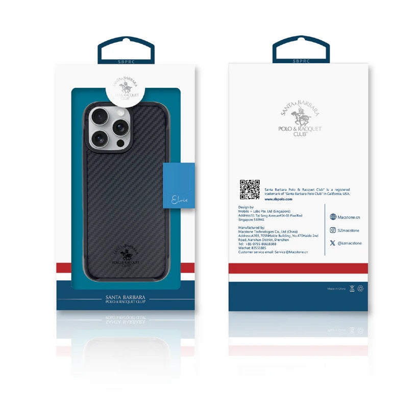 iPhone 16 Pro Max Santa Barbara Polo Racquet Club ELVIS Series - Black